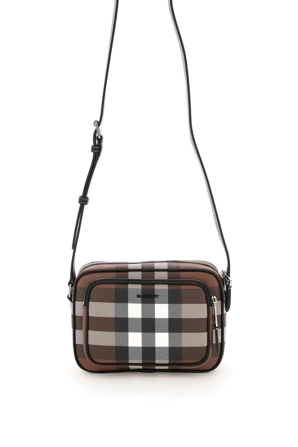 Burberry Check Fabric Crossbody Bag