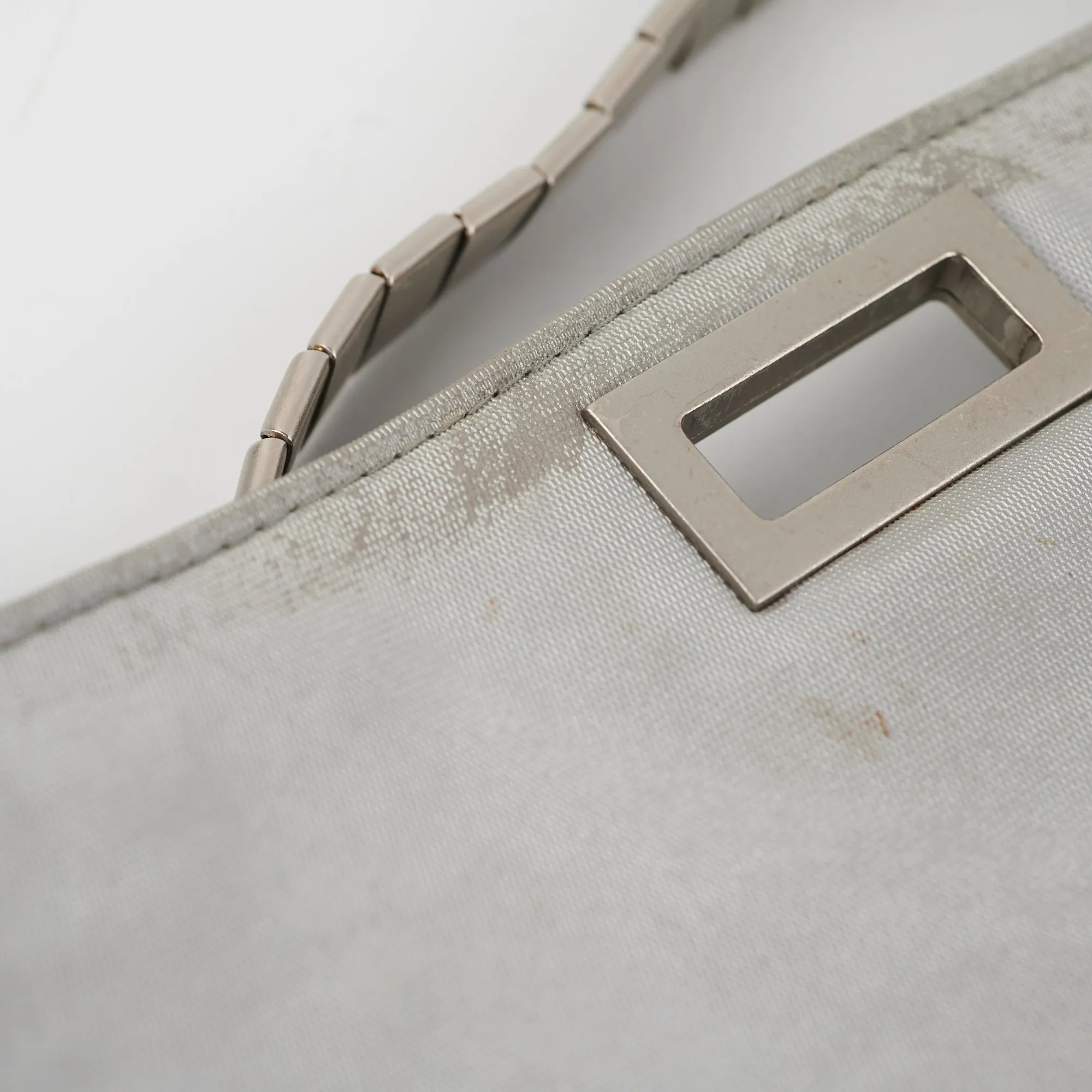 Chanel Fabric Quilted Reissue Flap Sliver Bag