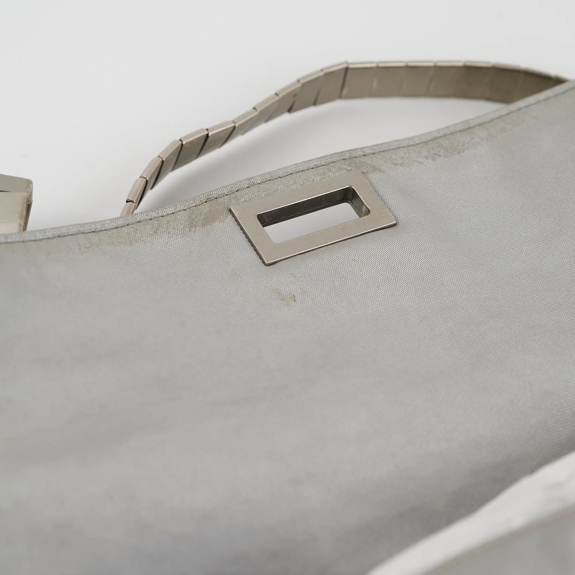 Chanel Fabric Quilted Reissue Flap Sliver Bag