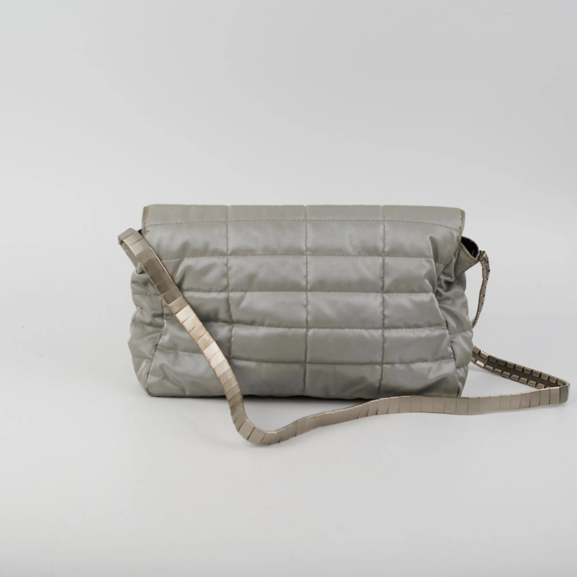 Chanel Fabric Quilted Reissue Flap Sliver Bag