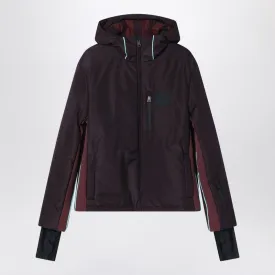 DARK VIOLET TECHNICAL FABRIC SKI JACKET