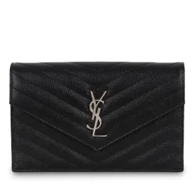 Envelope Chain Wallet - Black