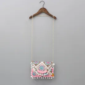Faux Mirror Work Sling Bag