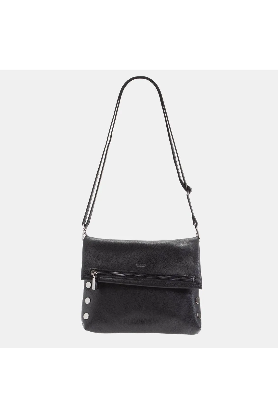 Hammitt VIP Medium Clutch Crossbody Bag 4621 | Black/Gunmetal