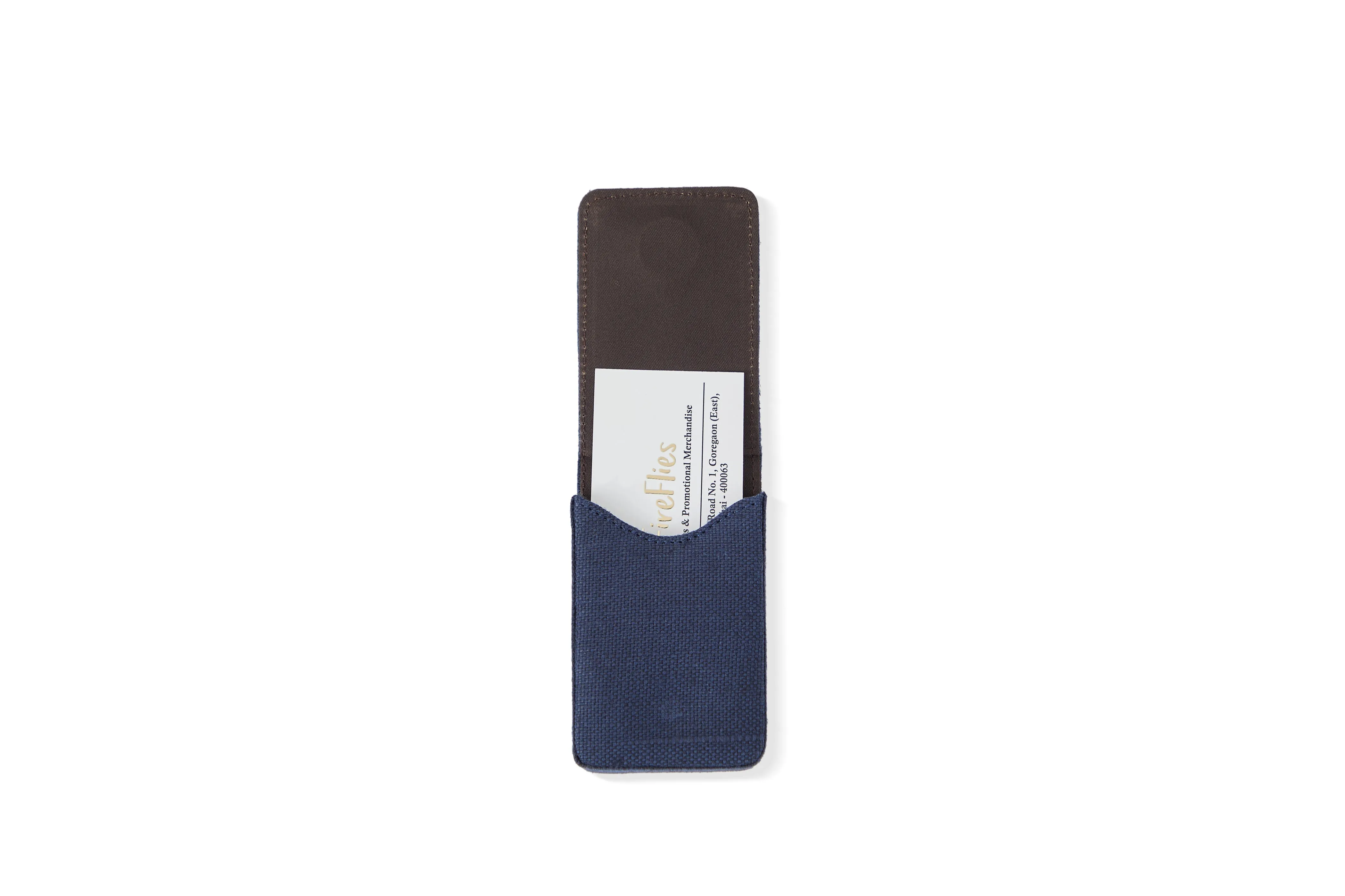 Hemp Fliptop Vertical Card Holder