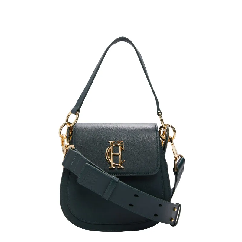 Holland Cooper Chelsea Ladies Saddle Bag - Emerald