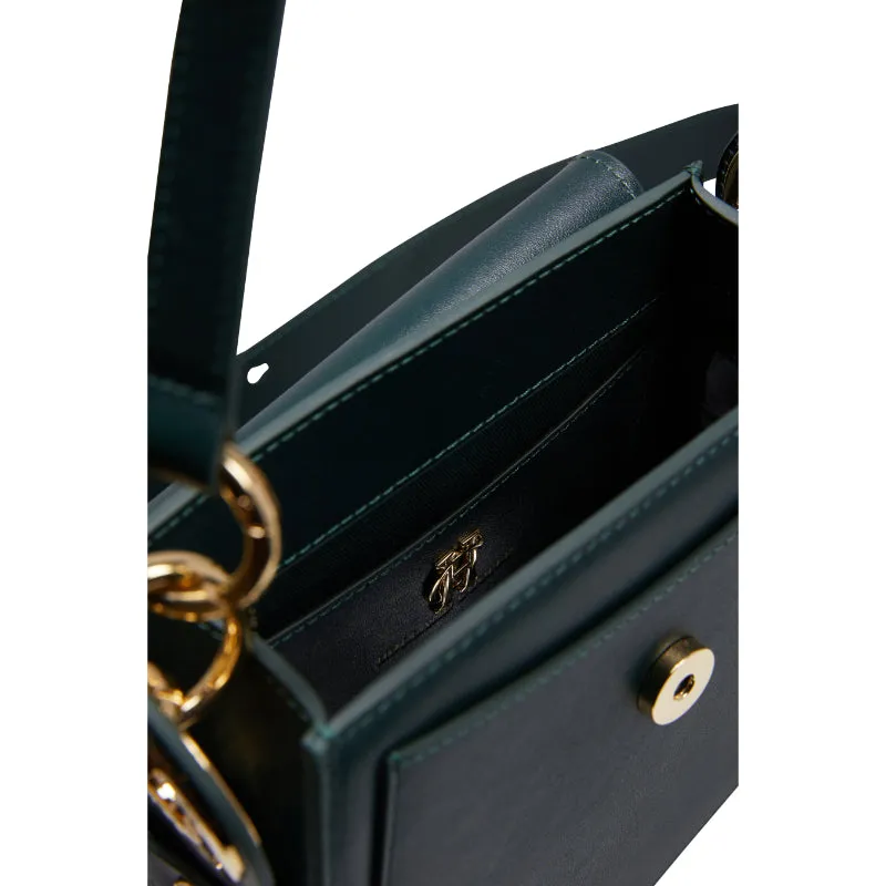 Holland Cooper Chelsea Ladies Saddle Bag - Emerald