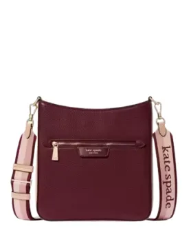 Kate Spade New York Hudson Colorblocked Pebbled Leather Large Messenger Crossbody