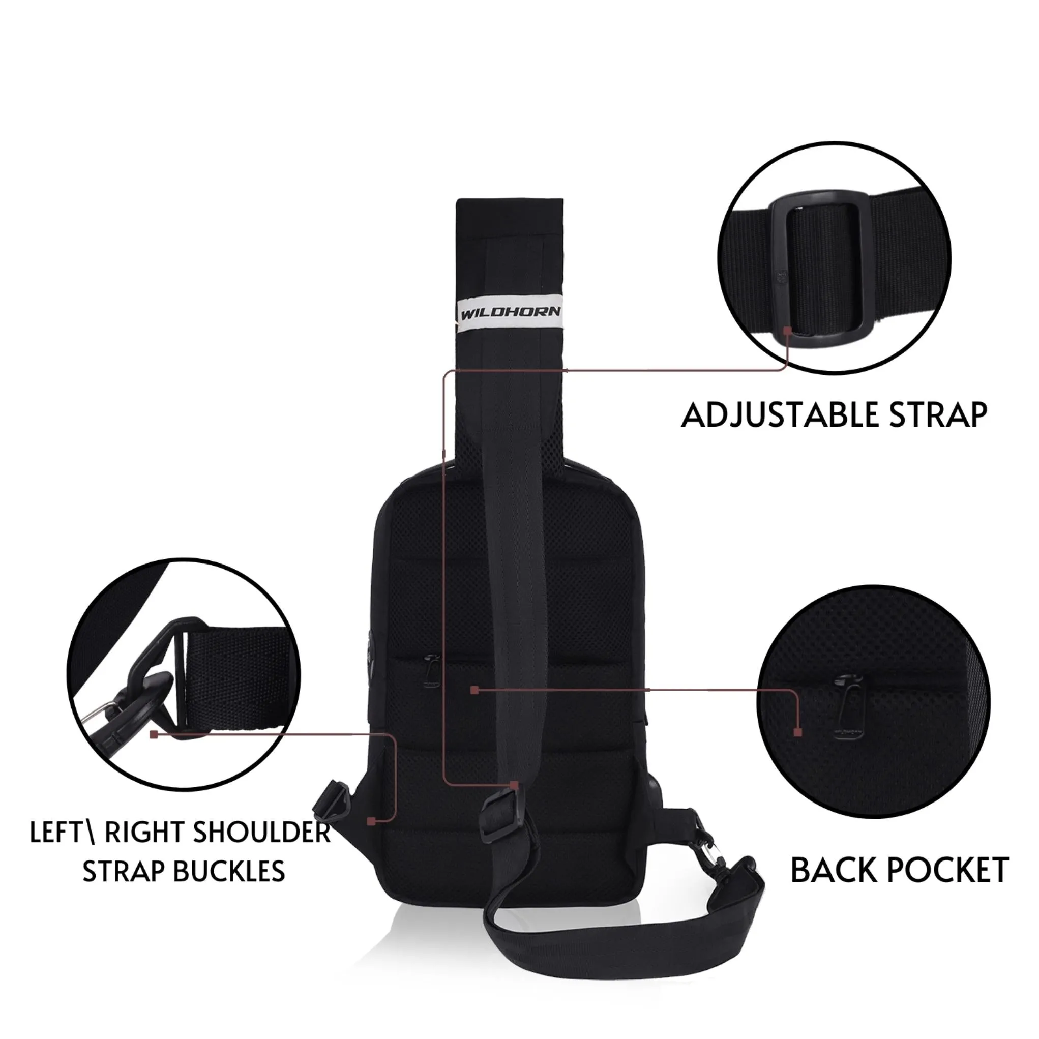 MELBOURNE Crossbody Shoulder Chest Bag for Men & Women
