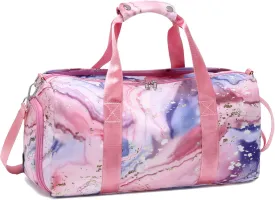 Octsky Sports Gym Bag Teens Dance Bag Gymnastics Bag Women Weekender Bag with Shoe Compartment and Wet Pocket