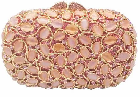 Pink Opal Clutch Bag