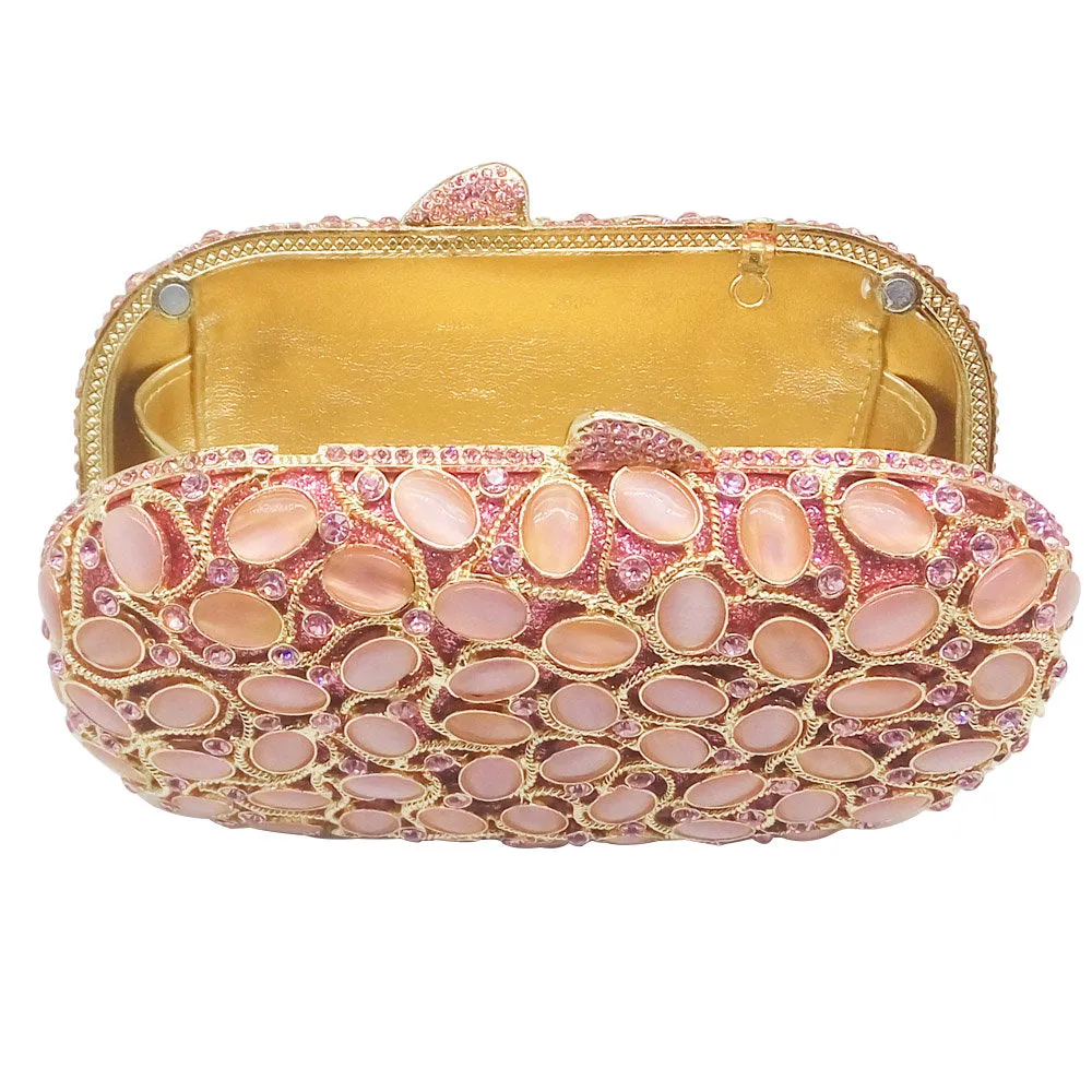 Pink Opal Clutch Bag