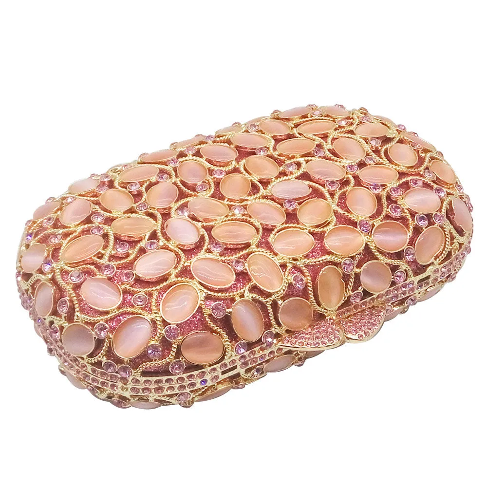 Pink Opal Clutch Bag