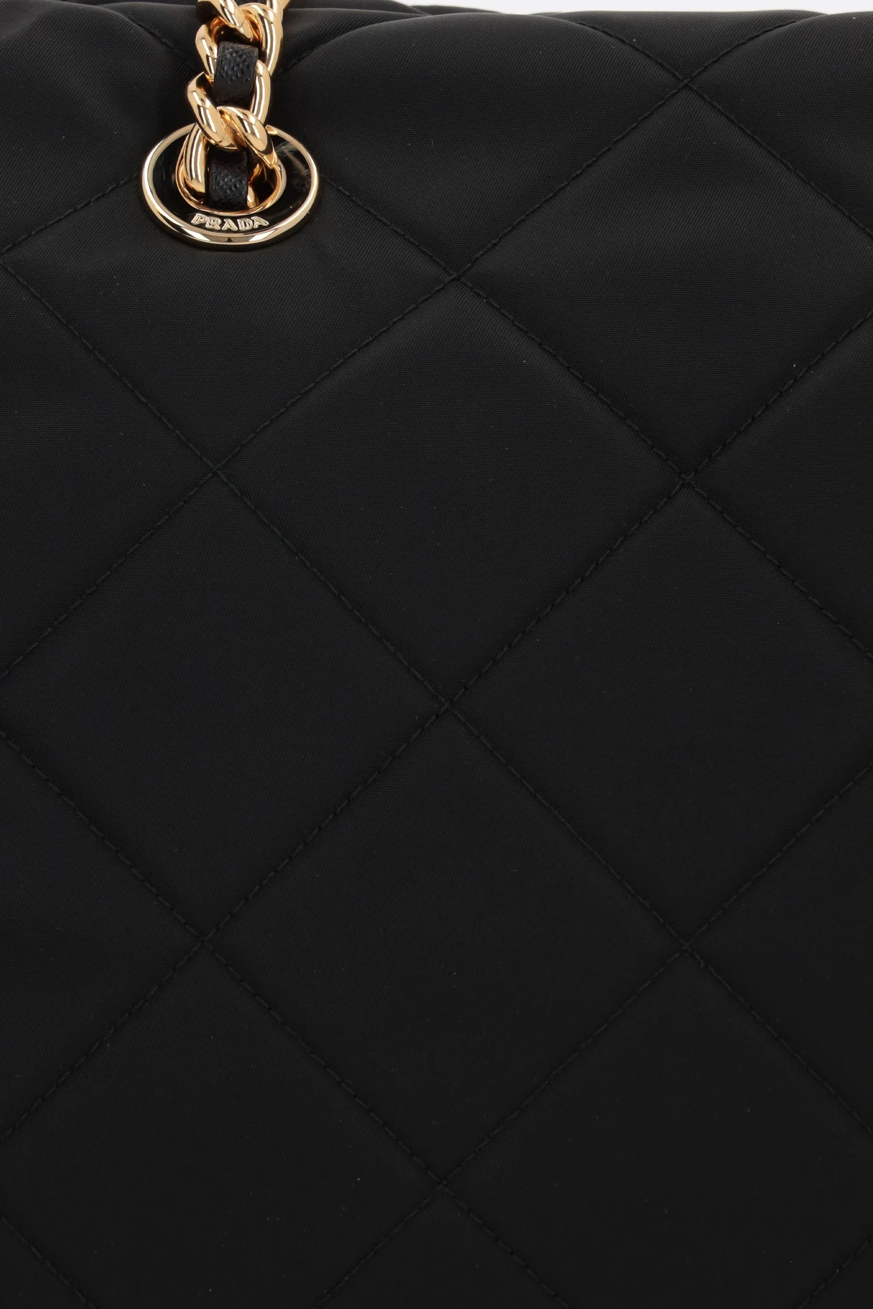 Prada Re-Edition 1995 Chaine Large Shoulder Bag In Re-Nylon