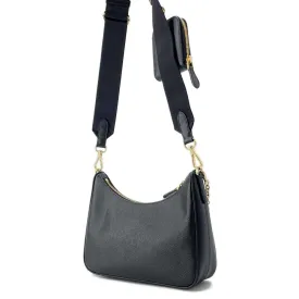 PRADA Shoulder Bag  Saffiano Leather Re-Edition 2005 Black 1BH204 Leather