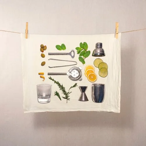 Printed Flour Sack Tea Towels