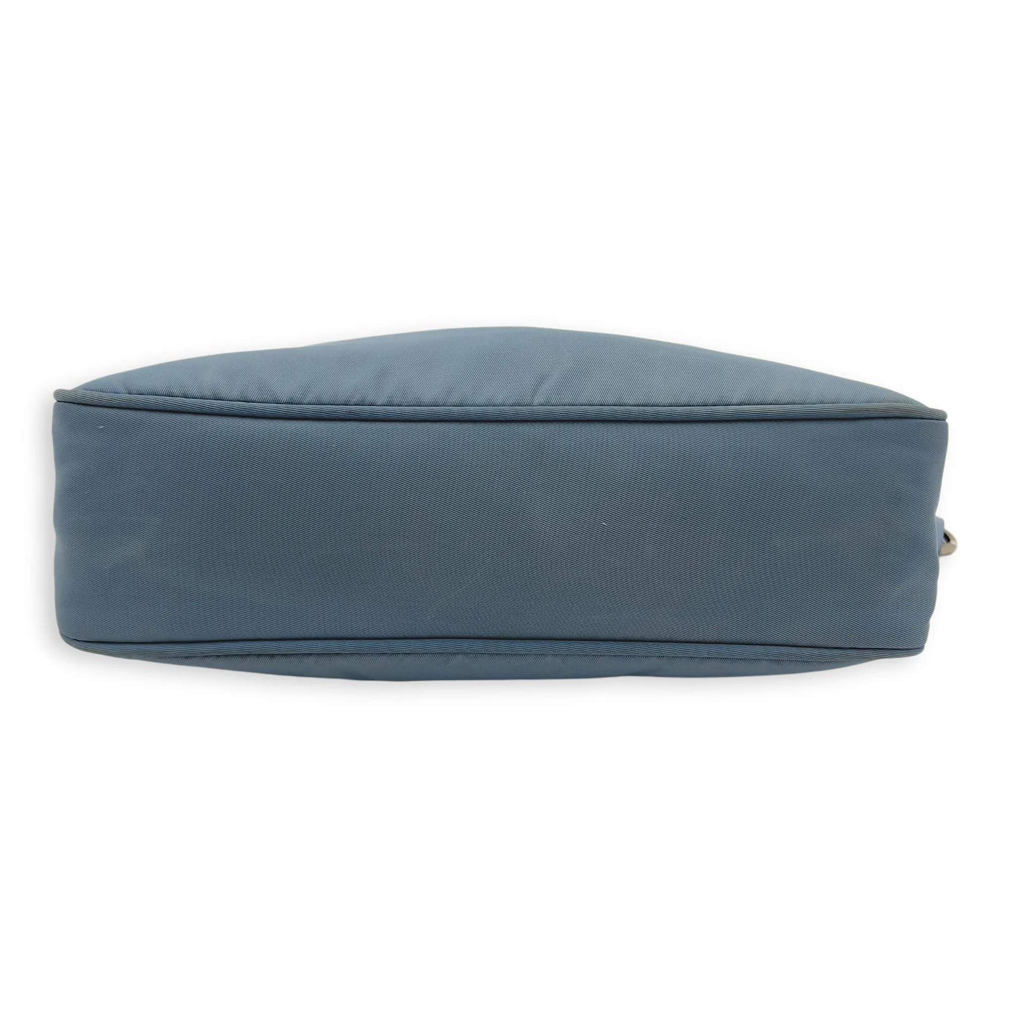Re-Edition 2000 Shoulder Bag Blue in Nylon, Silver hardware