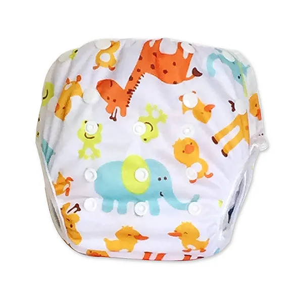 Reusable Swim Diapers and Wet Dry Diaper Bag 2 Pc Set