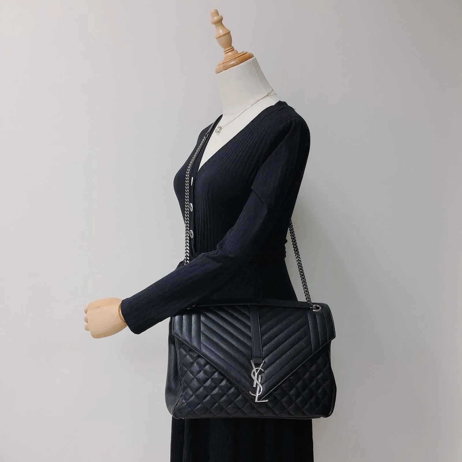 Saint Laurent Envelope Bag Triquilt
