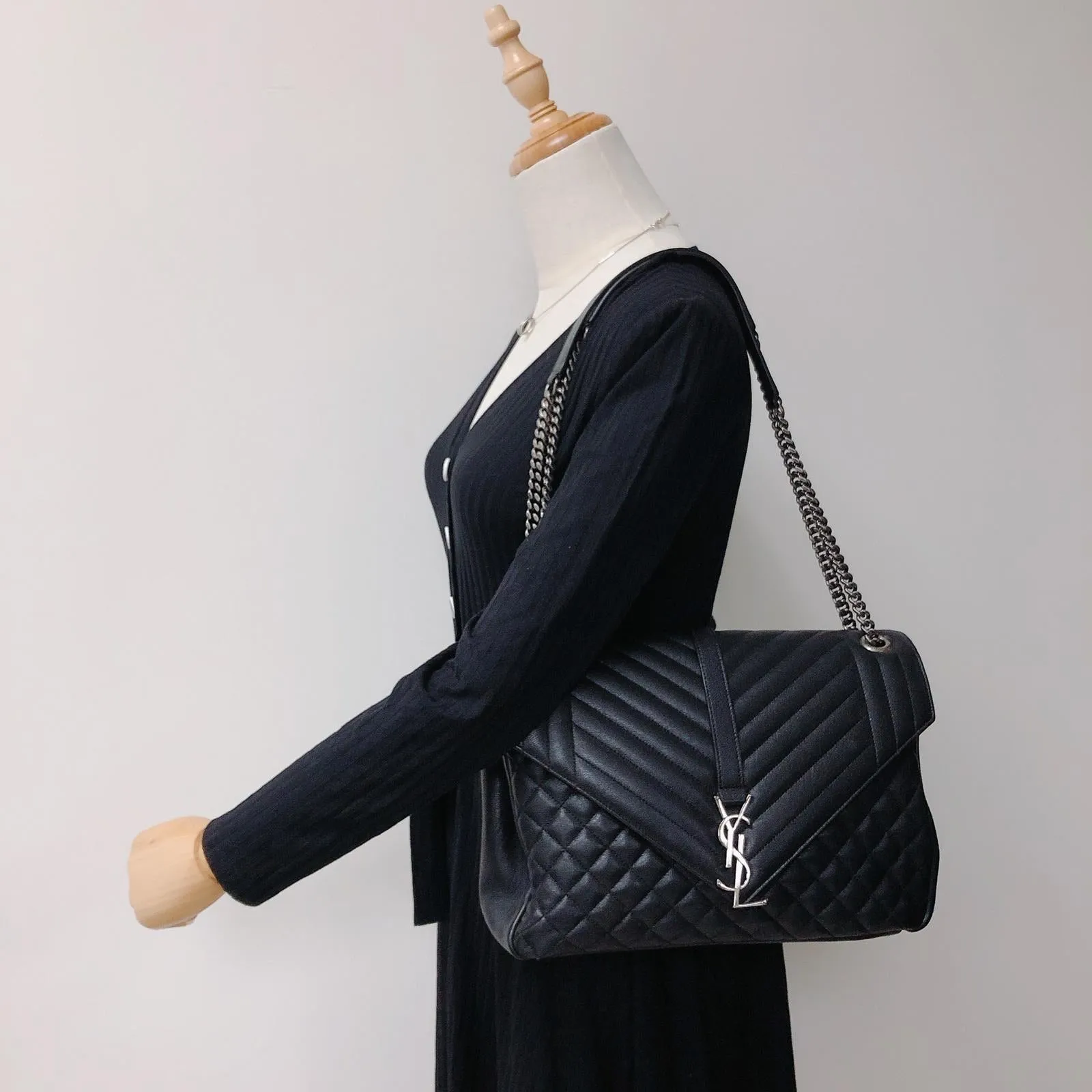 Saint Laurent Envelope Bag Triquilt