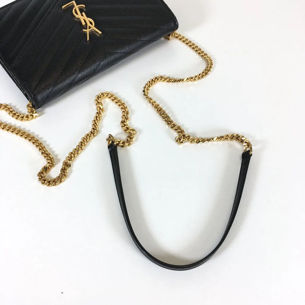 Saint Laurent (YSL) Envelope Chain Wallet Bag