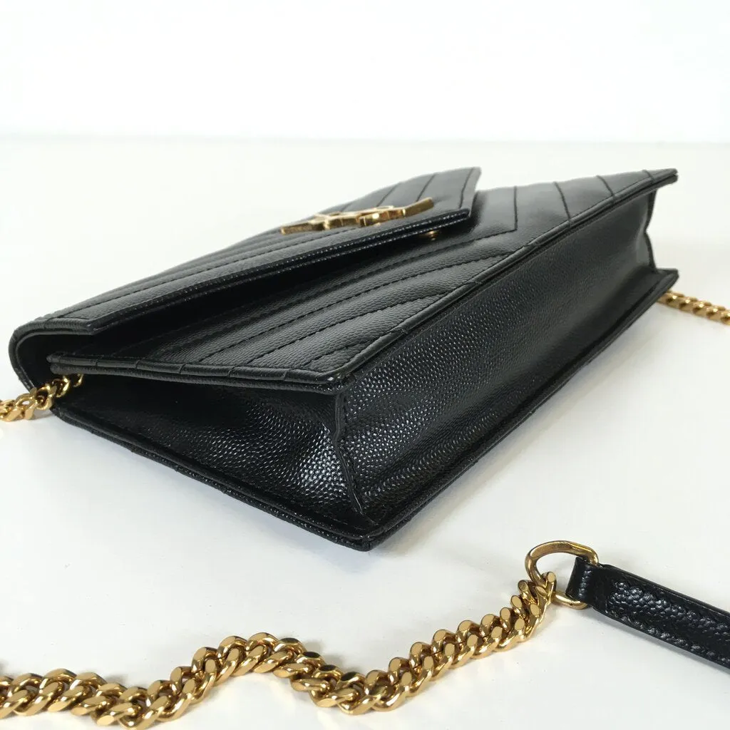 Saint Laurent (YSL) Envelope Chain Wallet Bag