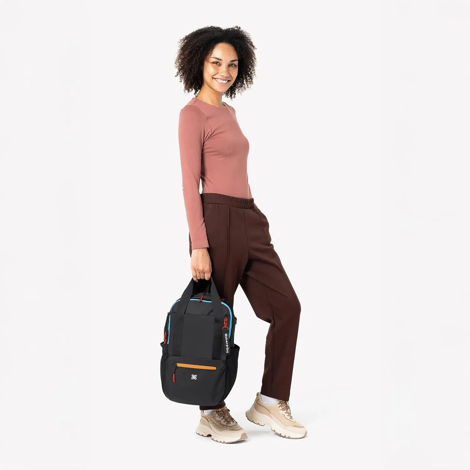 Sherpani Camden, Convertible Backpack, 3 in 1 Tote Bag, Women Crossbody Bag, Cross Body Purse, 21L Travel Backpack, Travel Gifts for Mothers Day 2025, RFID Protection, Fits 15 Laptop (Chromatic)