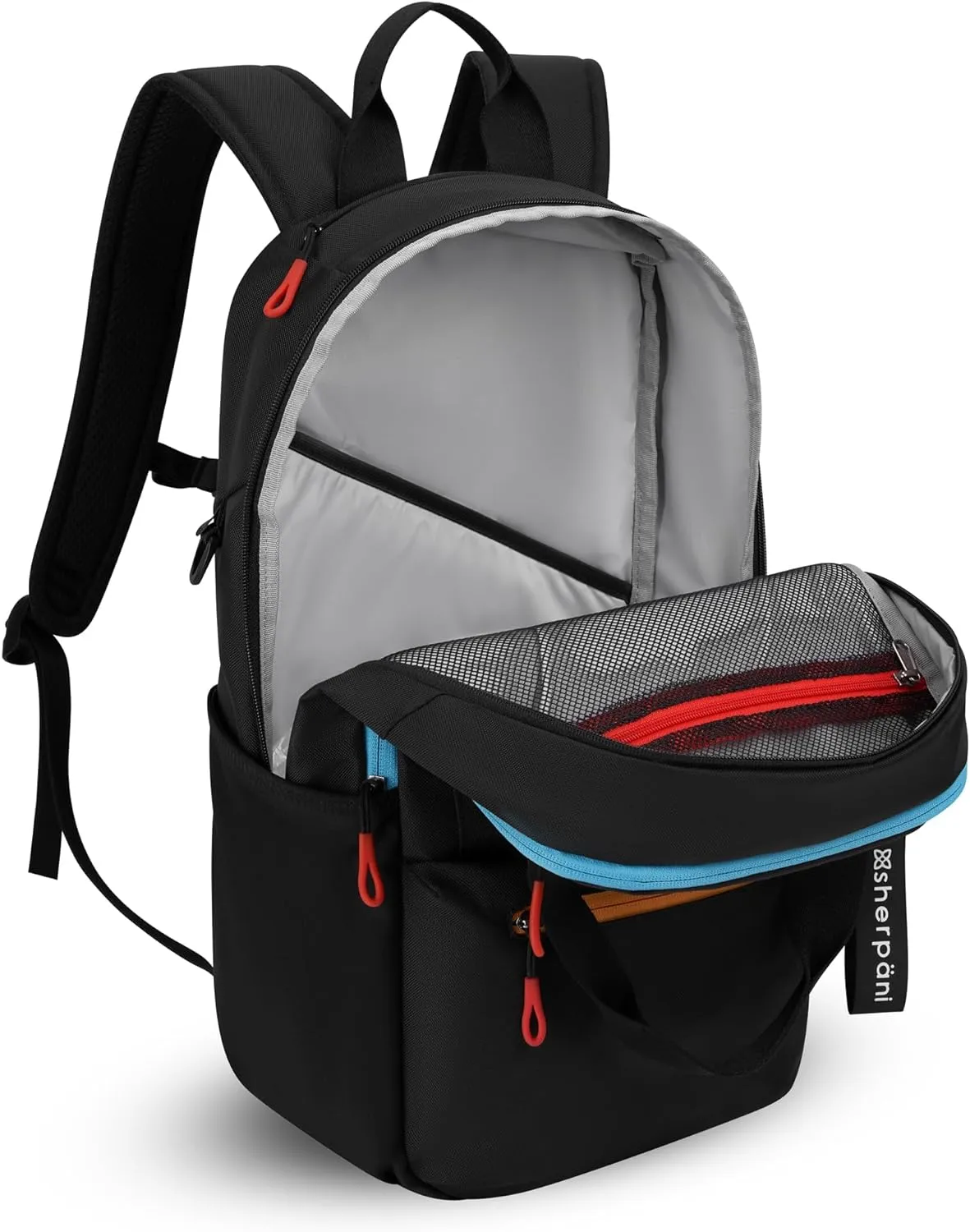 Sherpani Camden, Convertible Backpack, 3 in 1 Tote Bag, Women Crossbody Bag, Cross Body Purse, 21L Travel Backpack, Travel Gifts for Mothers Day 2025, RFID Protection, Fits 15 Laptop (Chromatic)