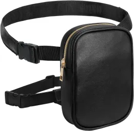 SUOSDEY Thigh Harness Waist Leg Bag for Women, Fanny Pack Leather Hip Bag