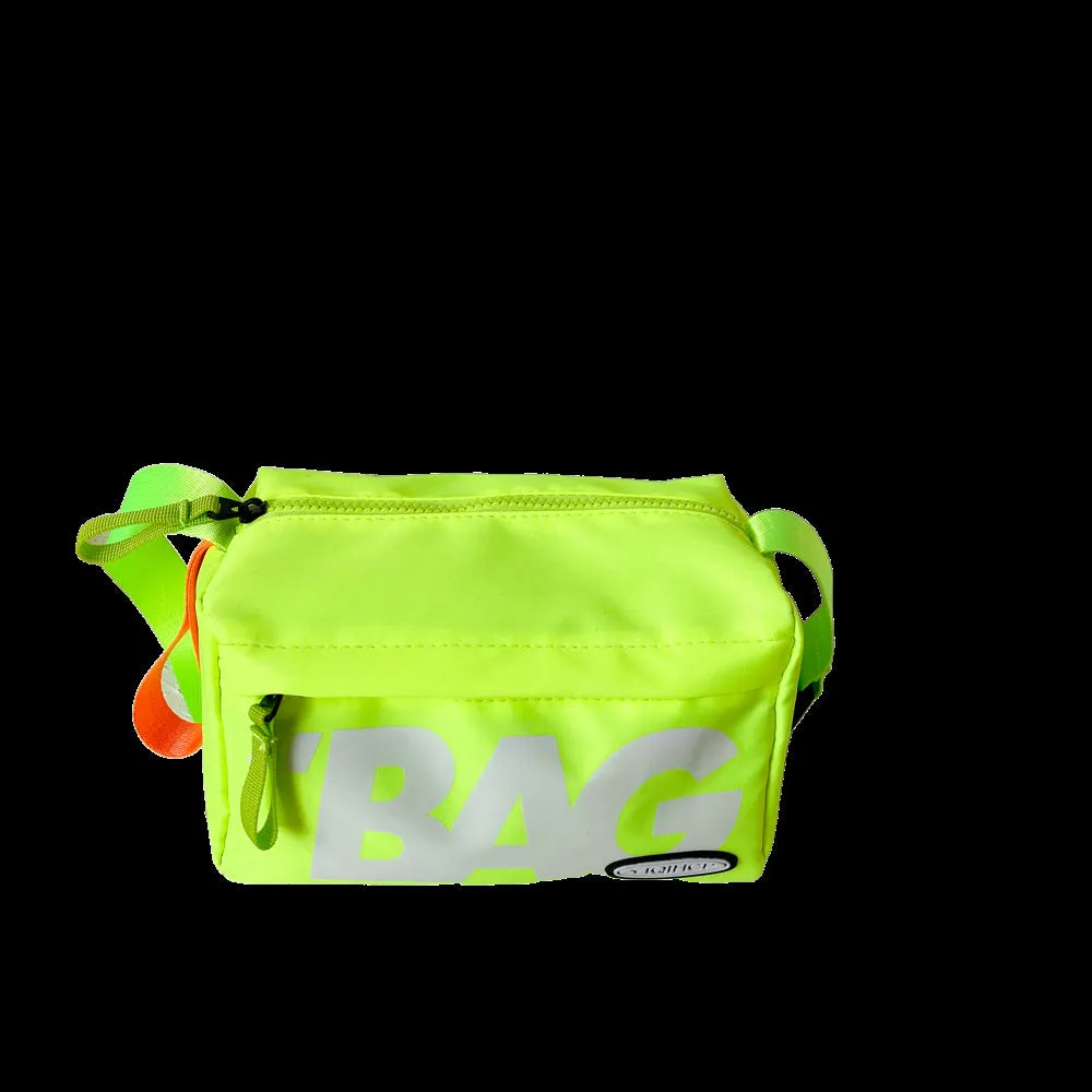 Wholesale Oxford Fabric Fluorescent Color Cylinder Messenger Bag