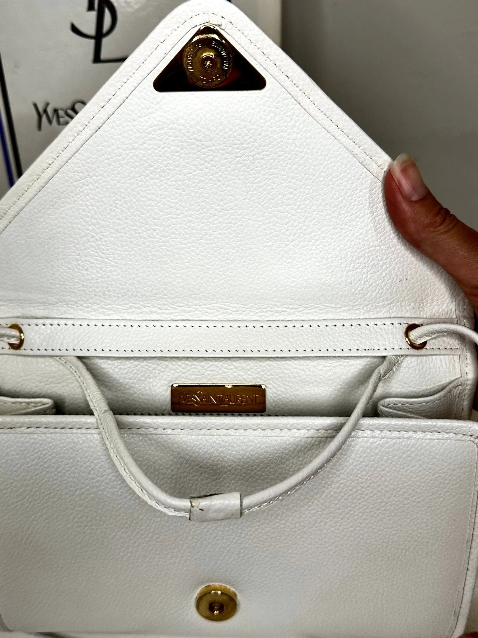 Yves Saint Laurent Vintage Envelope Convertible Crossbody Preowned